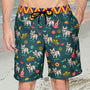 dia de los muertos custom pet photo latinos mexican day of the dead personalized shorts 2