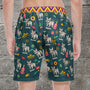 dia de los muertos custom pet photo latinos mexican day of the dead personalized shorts 3
