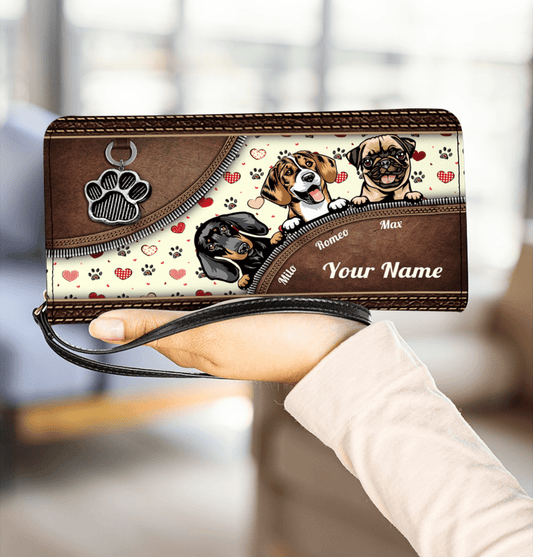 dog heart and paw pattern personalized clutch purse personalized gift for dog lovers dog dad dog mom pu034ps07 bmgifts 1 21663928811623_2000x_5ec5407d df98 496c bfcc 23196b7881ce