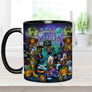 Welcome Foolish Mortals - Personalized Mouse Accent Mug DN100