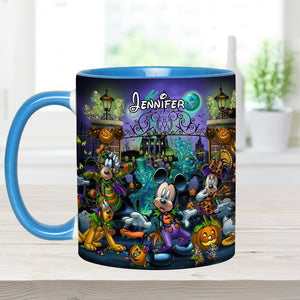 Welcome Foolish Mortals - Personalized Mouse Accent Mug DN100