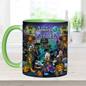 Welcome Foolish Mortals - Personalized Mouse Accent Mug DN100