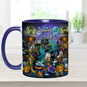 Welcome Foolish Mortals - Personalized Mouse Accent Mug DN100