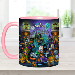 Welcome Foolish Mortals - Personalized Mouse Accent Mug DN100