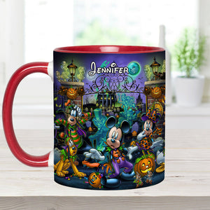 Welcome Foolish Mortals - Personalized Mouse Accent Mug DN100