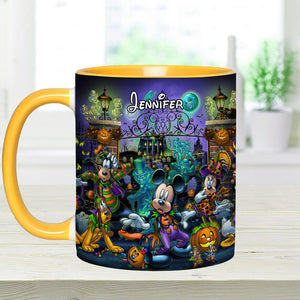 Welcome Foolish Mortals - Personalized Mouse Accent Mug DN100