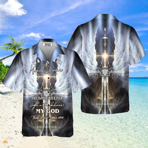 Christian Jesus Angle Wing Aloha Hawaiian Shirts For Men And Women