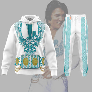 Elvis Turquoise Phoenix - Costume Cosplay Hoodie Sweatshirt Sweatpants ELHS40