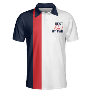 Best Dad By Par Golf - Gift For Father, Grandfather - Men Polo