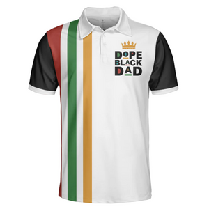 The Dope Black Dad - Gift For Father, Grandfather - Men Polo