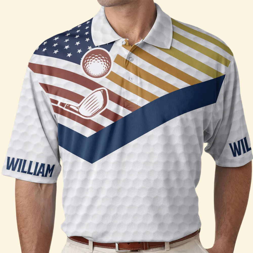 Custom Name The Golfing Legend Golf - Gift For Golf Lovers - Men Polo