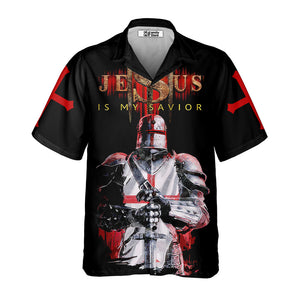 Knights Templar Jesus Aloha Hawaiian Shirts For Men and Women