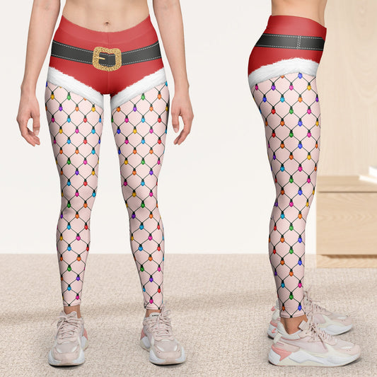 funny christmas outfits fishnet tights xmas personalized leggings 2