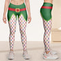 funny christmas outfits fishnet tights xmas personalized leggings 3