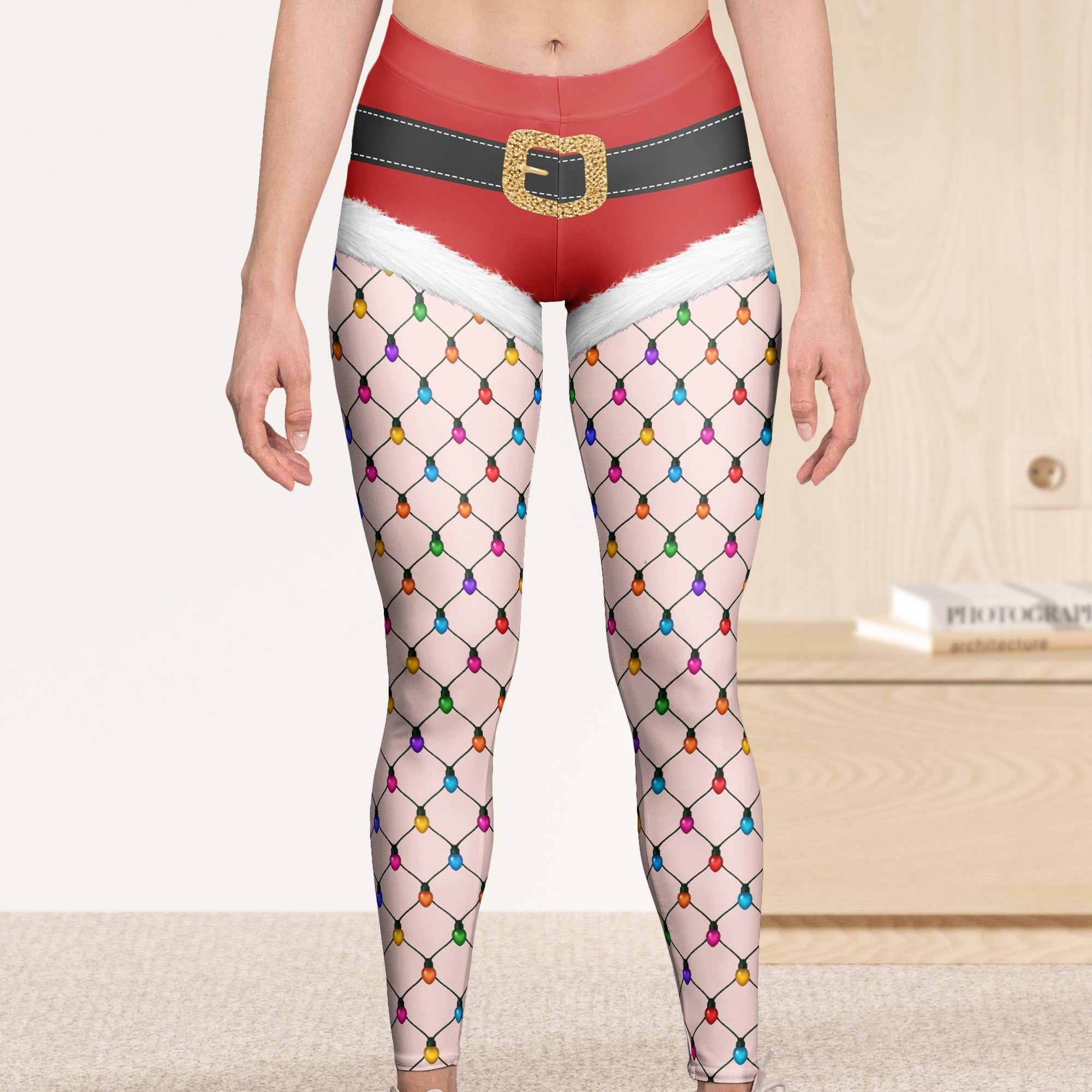funny christmas outfits fishnet tights xmas personalized leggings 5
