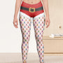 funny christmas outfits fishnet tights xmas personalized leggings 5