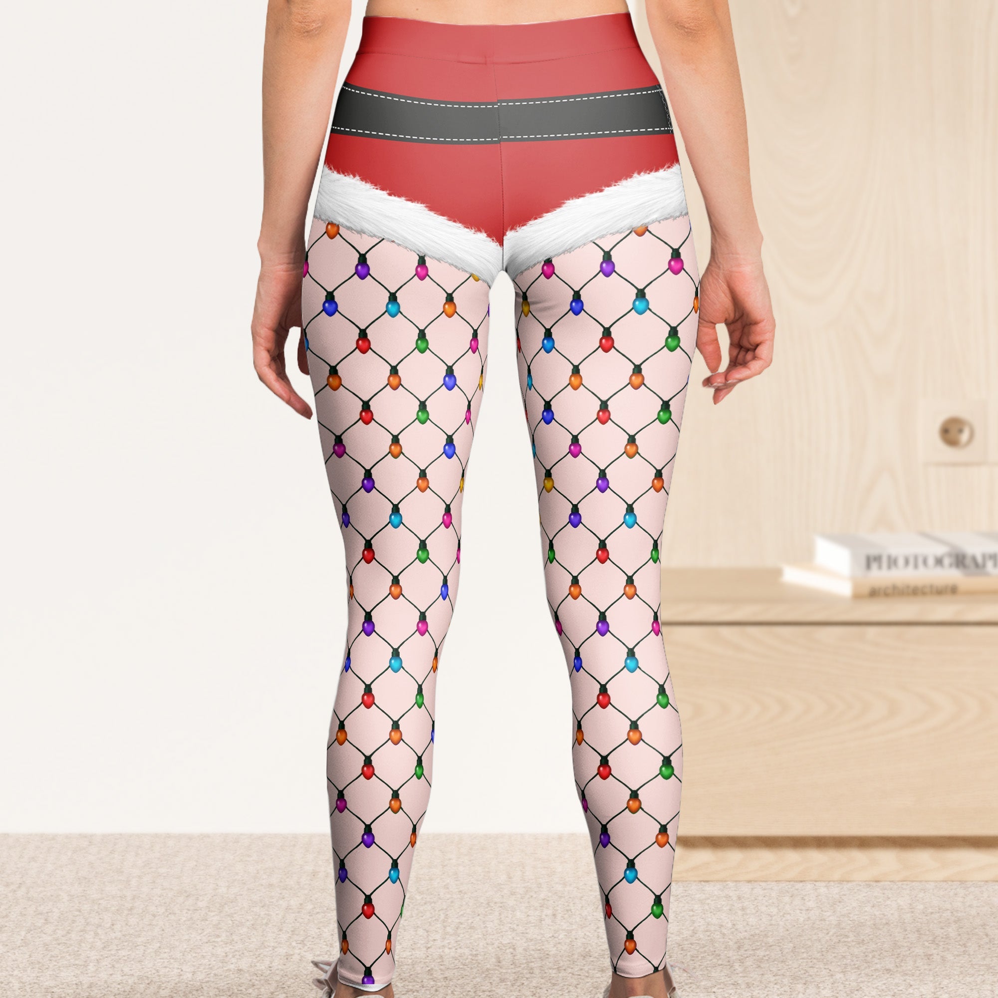 funny christmas outfits fishnet tights xmas personalized leggings 7