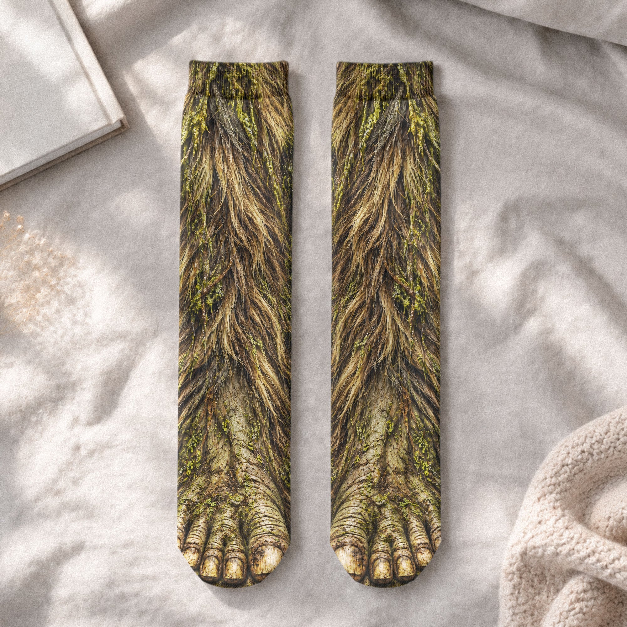 funny gag gifts for coworkers family dad bigfoot sasquatch personalized socks 5