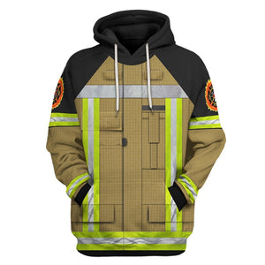 Firefighter Uniform Costume Cosplay Hoodie