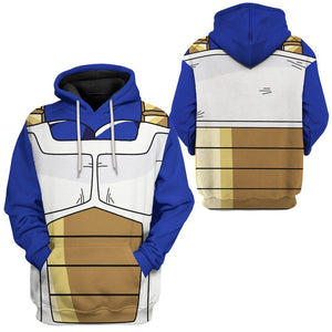 Goku Vegeta Saiyan Battle Armor Dragon Ball Hoodie For Men And Women