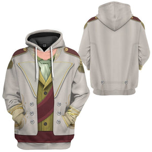 Hans Prince Frozen Costume Cosplay Hoodie