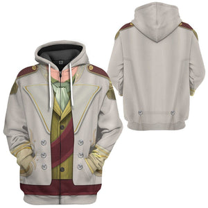 Hans Prince Frozen Costume Cosplay Hoodie