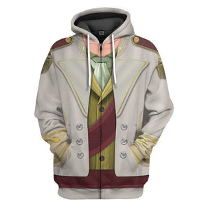 Hans Prince Frozen Costume Cosplay Hoodie