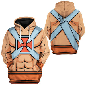 Master Of The Universe He Man Costume Cosplay Hoodie