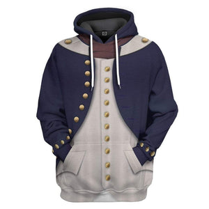 Midshipman 1806 Napoleonic Wars British Navy Hoodie