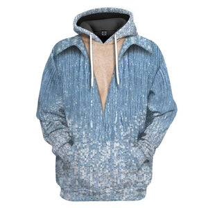 Neil Diamond Suit Blue Hoodie