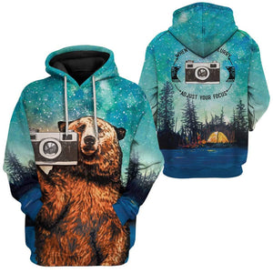 Photographer Camping Hoodie