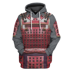 Samurai Armor Hoodie For Men And Women