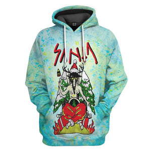 Satan Claus Hoodie For Men And Women