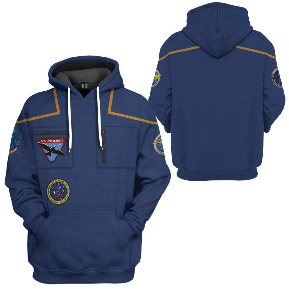 gearhuman 3d star trek jonathan archer custom hoodie apparel gw21095 3d apparel 204412