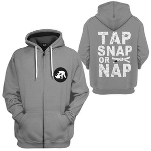 Tap Snap Or Nap Jiu Jitsu Hoodie For Men And Women