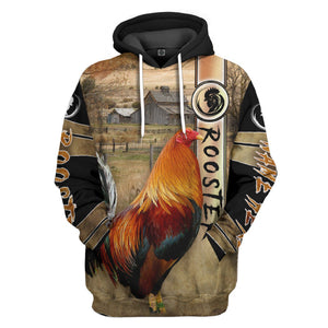 Rooster Chicken Hoodie