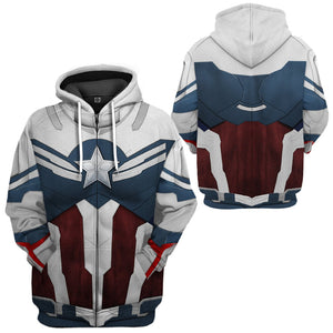 Sam Wilson Captain America Hoodie For Men And Women