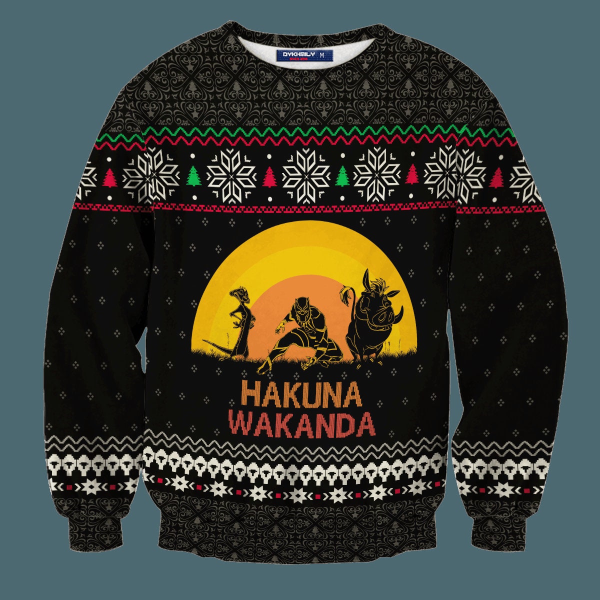 Hakuna Wakanda Christmas - Ugly Sweatshirt