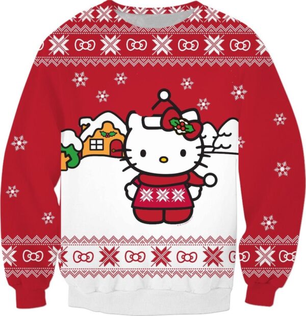 Hello Kitty Santa Cute Xmas - Ugly Christmas Sweater