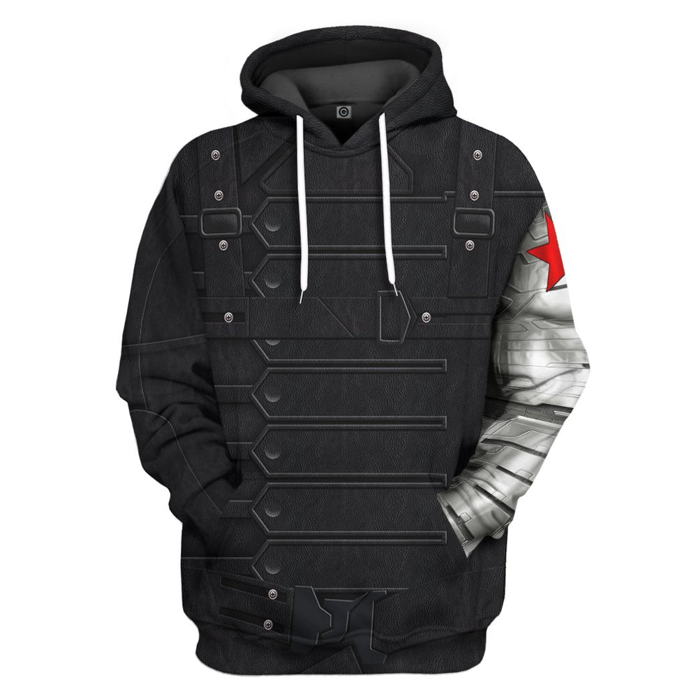 Mrvl Bucky Barnes Winter Soldier Hoodie