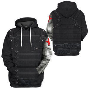 Mrvl Bucky Barnes Winter Soldier Hoodie