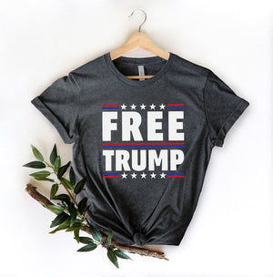 Justice For Free  Trump Flag - Gift For Republican - Unisex Shirt