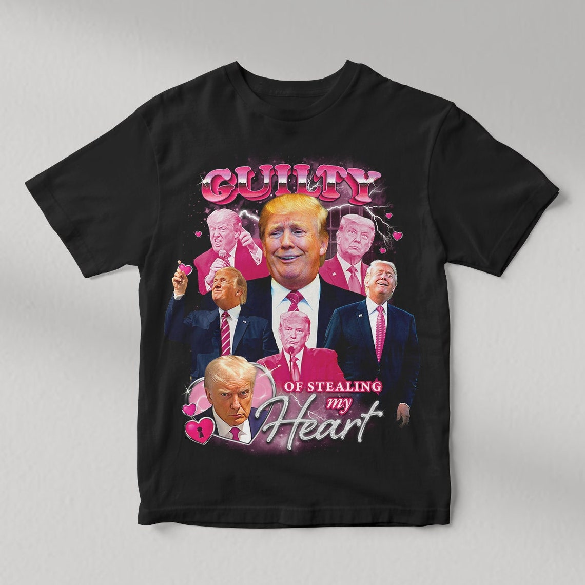 Trump President 2024 Guilty Of Stealing My Heart  - Unisex Shirt