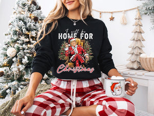 I'll Be Home For Christmas Santa Trump - Unisex Shirt