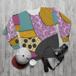 Nightmare Before Christmas Sally Ragdoll Costume Sweater