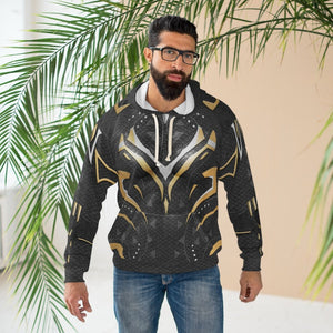 Black Panther Shuri Black And Gold Suit Hoodie