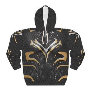 Black Panther Shuri Black And Gold Suit Hoodie