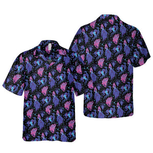 Halloween horror monster shirt, halloween magic hand, Skulls hawaiian shirt