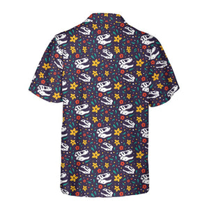 Dinosaur Shirt, Dinosaur Button Up, Dinosaur Hawaiian Shirt