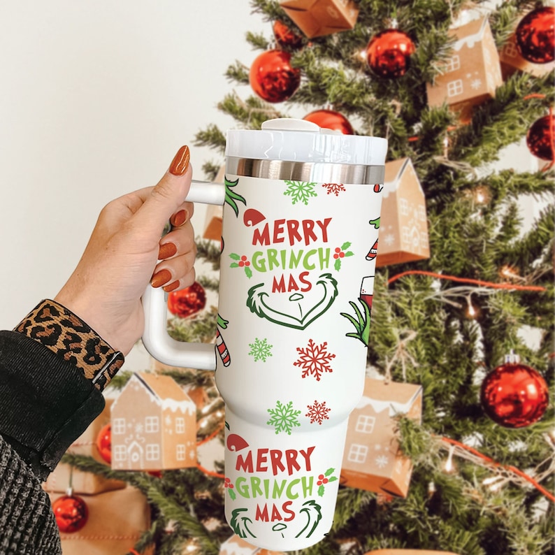 Funny Christmas Grinch Mas  - 40oz Tumbler Cup With Straw